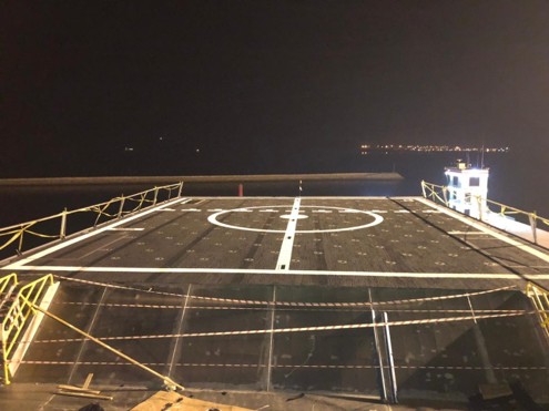 HELİKOPTER PİSTİ KAYMAZ ZEMİN YAPIMI					